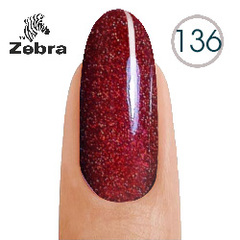 гель лак Zebra № 136