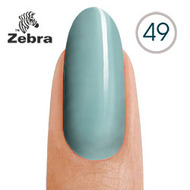 гель лак Zebra № 49 Бледно-голубой