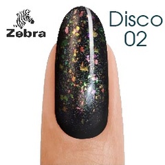гель лак Disco Zebra  8ml №2