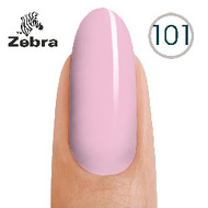 гель лак Zebra № 101 Бежево розовая пастель 