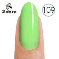 Гель лак Zebra 8ml № 109 Ярко зеленый травинистый