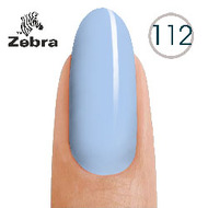 Гель лак Zebra 8ml № 112 Нежно голубой